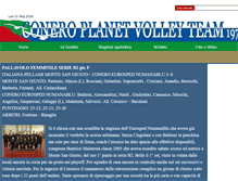 Tablet Screenshot of conerovolley.it